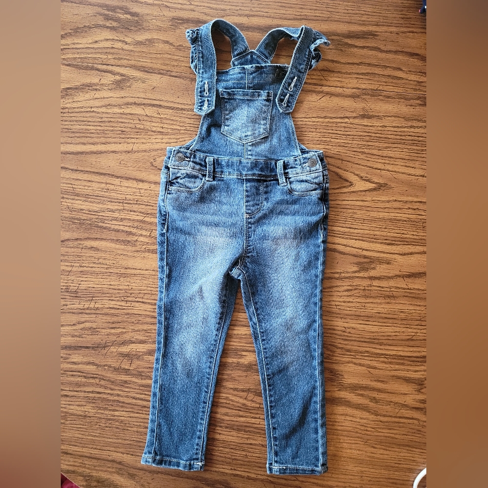 Girl's 3T denim overalls